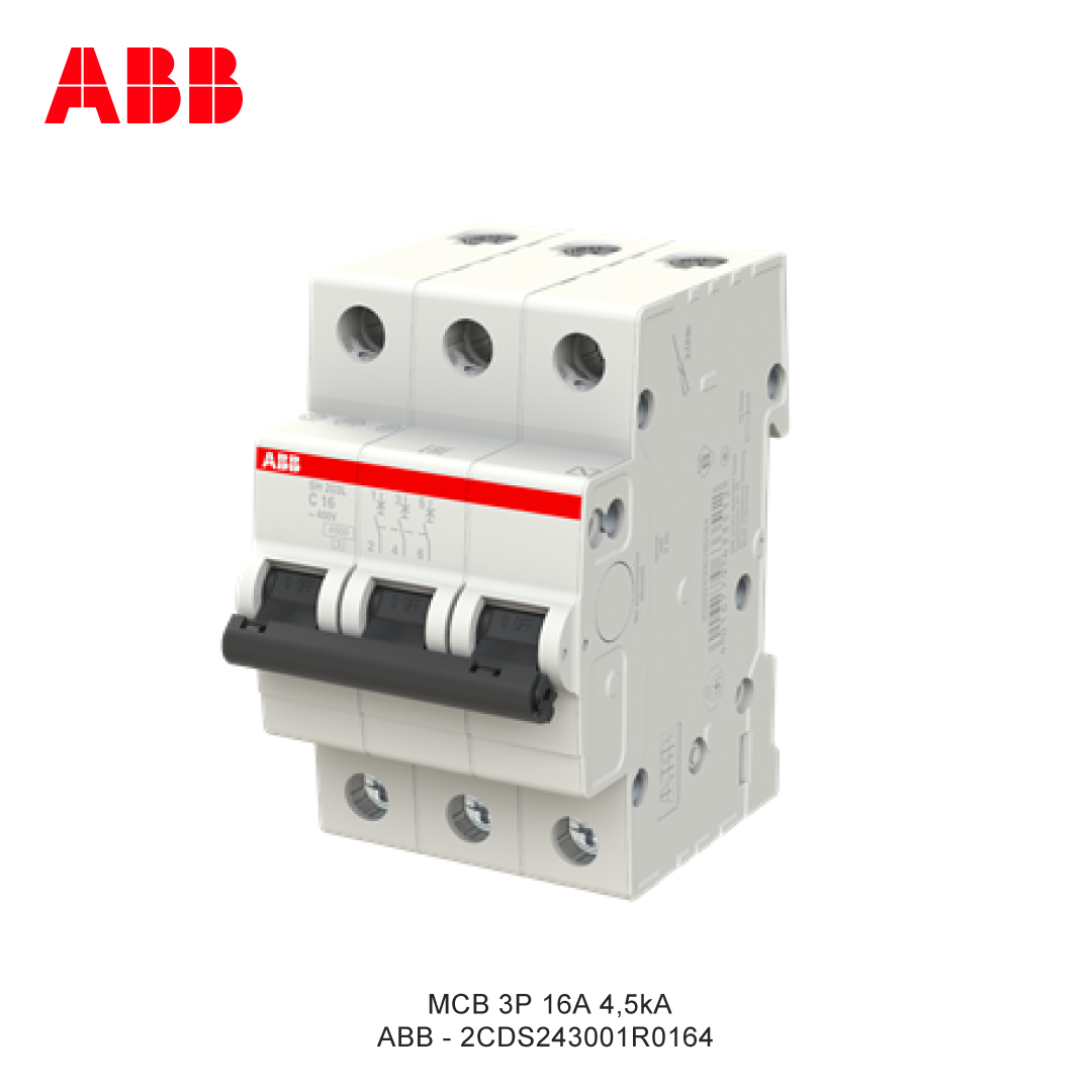 MCB 3P 16A 4,5kA KURVA C