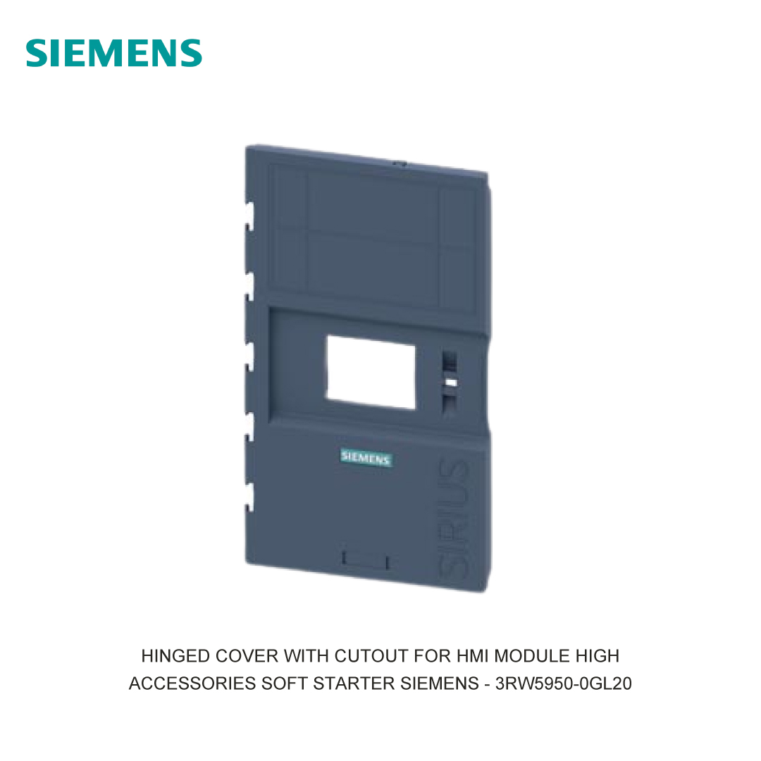 HINGED COVER WITH CUTOUT FOR HMI MODULE HIGH