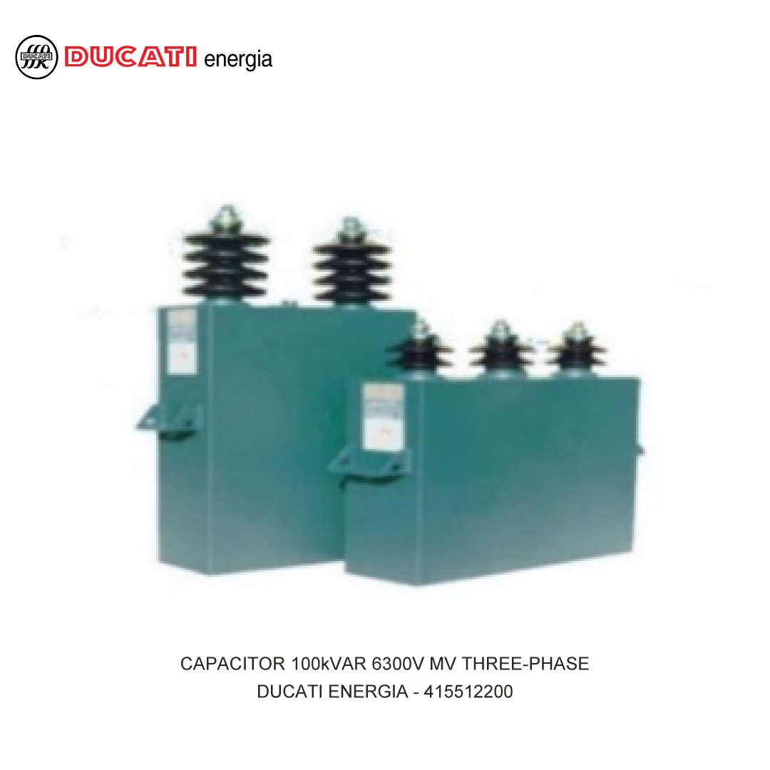 CAPACITOR 100kVAR 6300V MV THREE-PHASE DUCATI ENERGIA