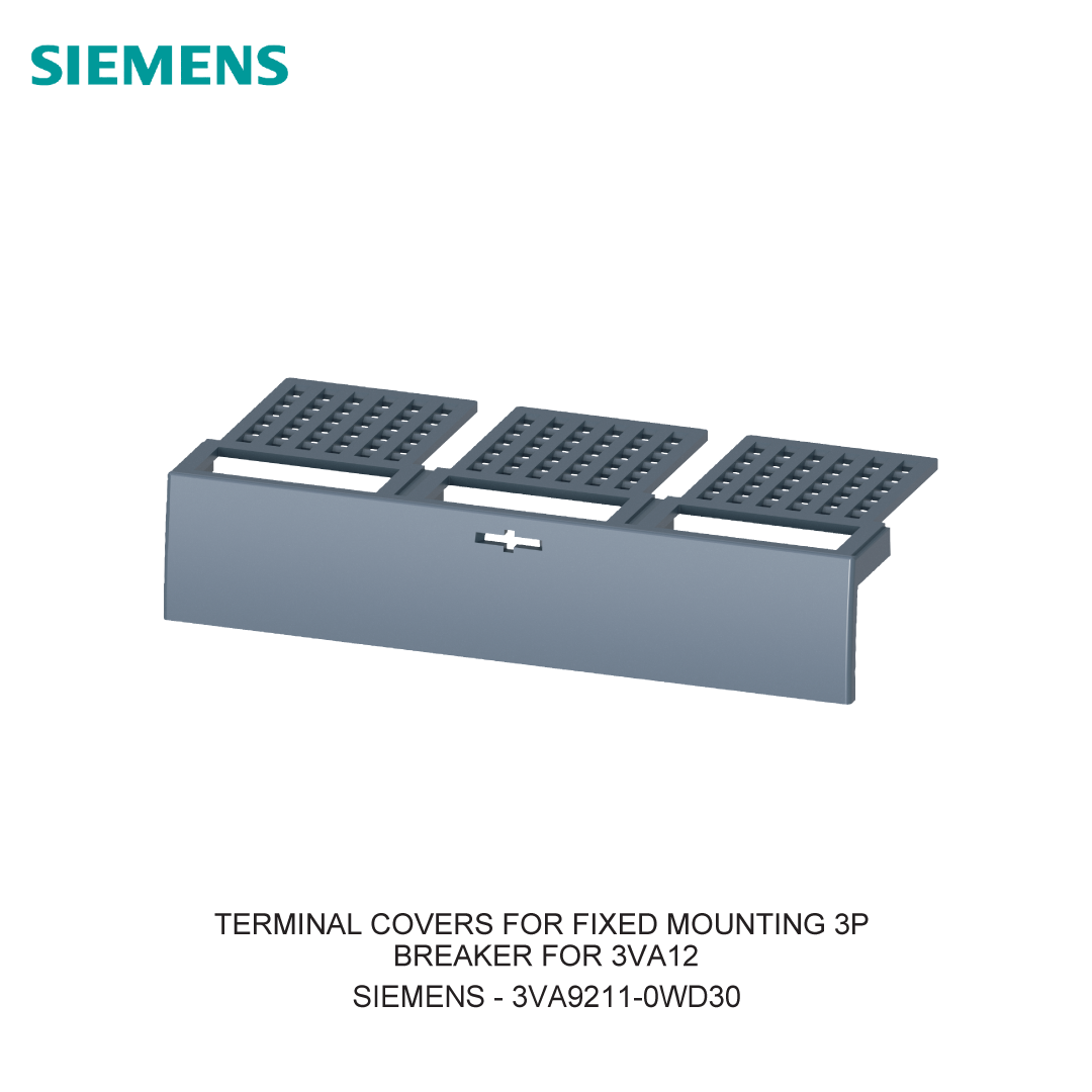 TERMINAL COVERS FOR FIXED MOUNTING 3P BREAKER FOR 3VA12