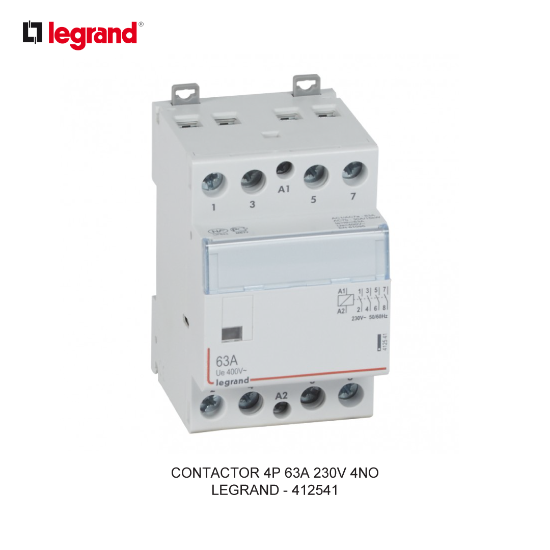 CONTACTOR 4P 63A 230V 4NO
