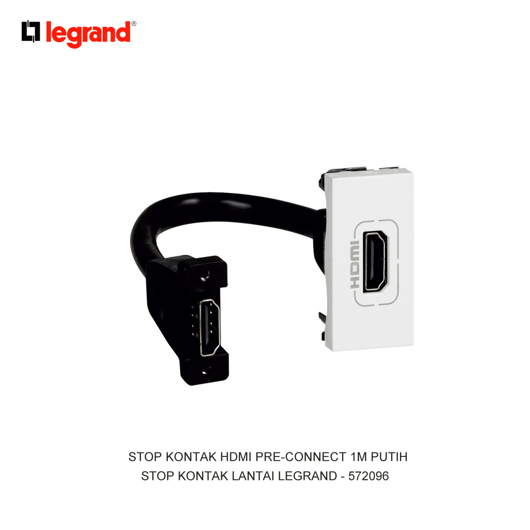 STOP KONTAK HDMI PRE-CONNECT 1M PUTIH