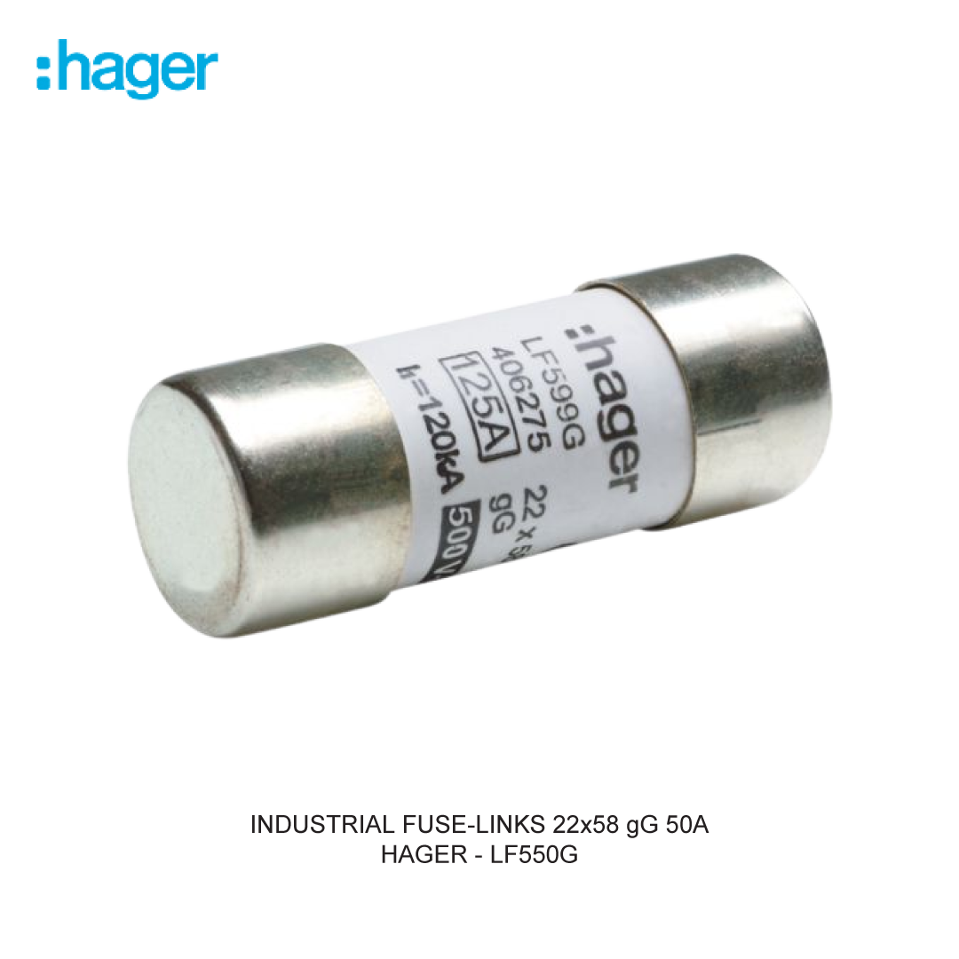 HAGER INDUSTRIAL FUSE-LINKS 22x58 gG 50A