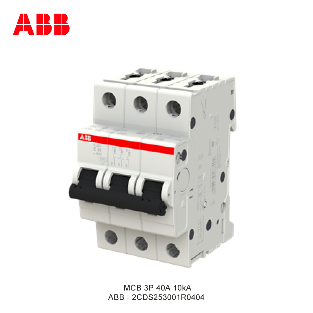 MCB 3P 40A 6kA/10kA CURVA C