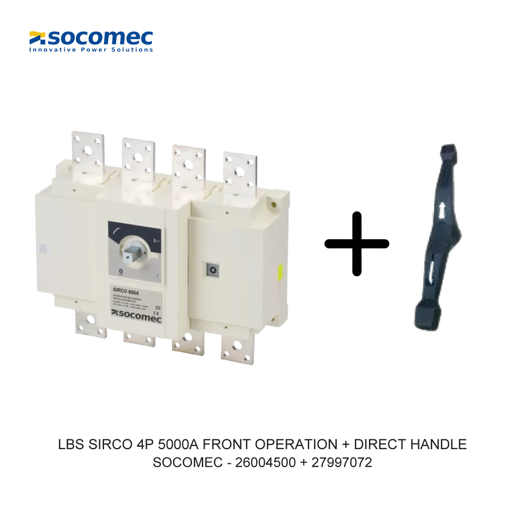 LBS SIRCO 4P 5000A FRONT OPERATION + DIRECT HANDLE