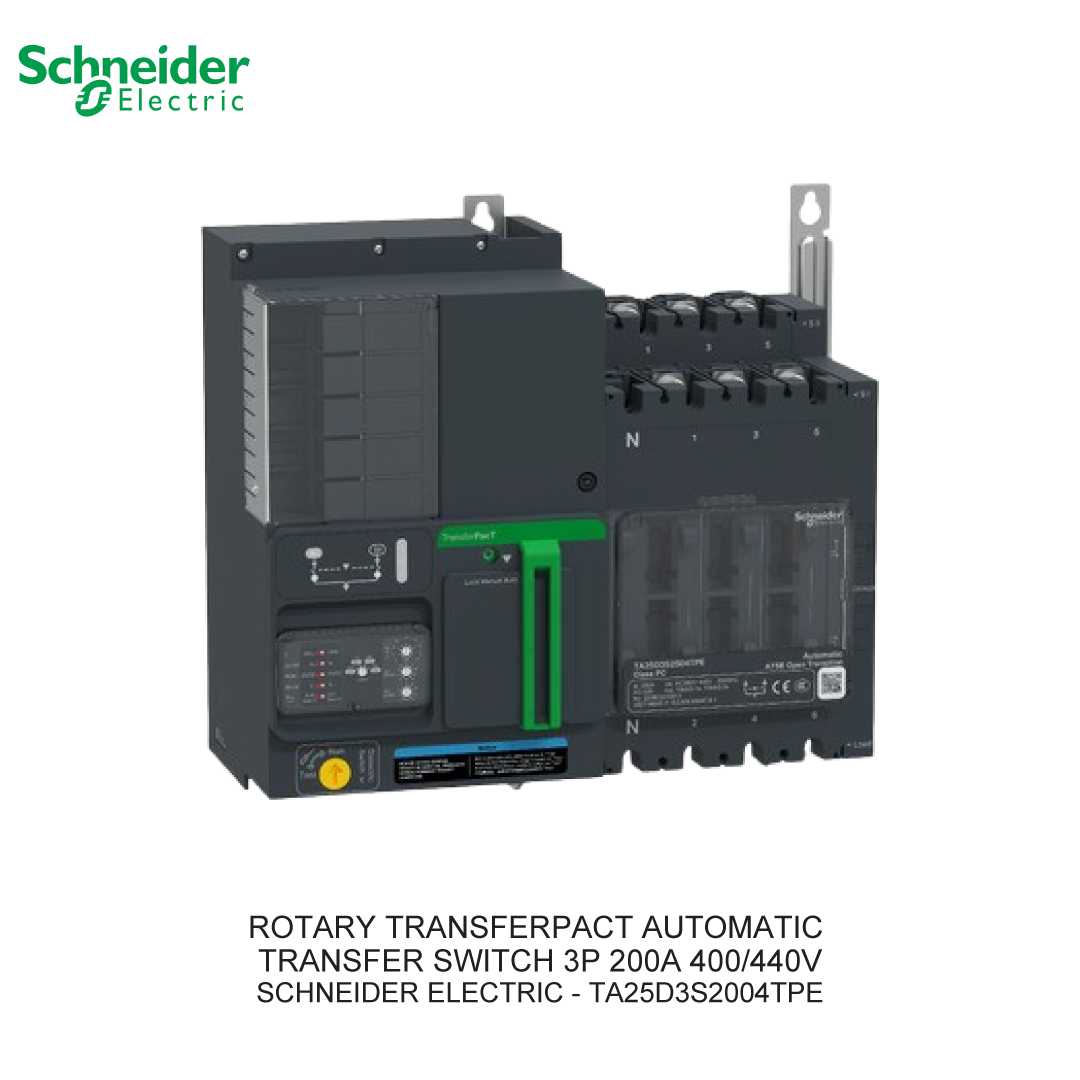 ROTARY TRANSFERPACT AUTOMATIC TRANSFER SWITCH 3P 200A 400/440V