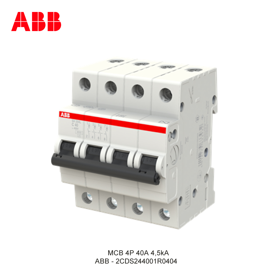 MCB 4P 40A 4,5kA CURVA C