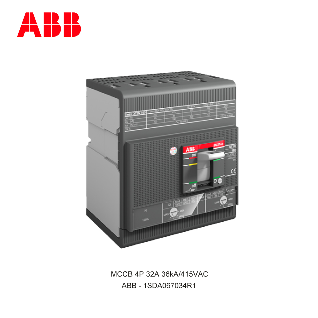 MCCB 4P 32A 36kA/415VAC