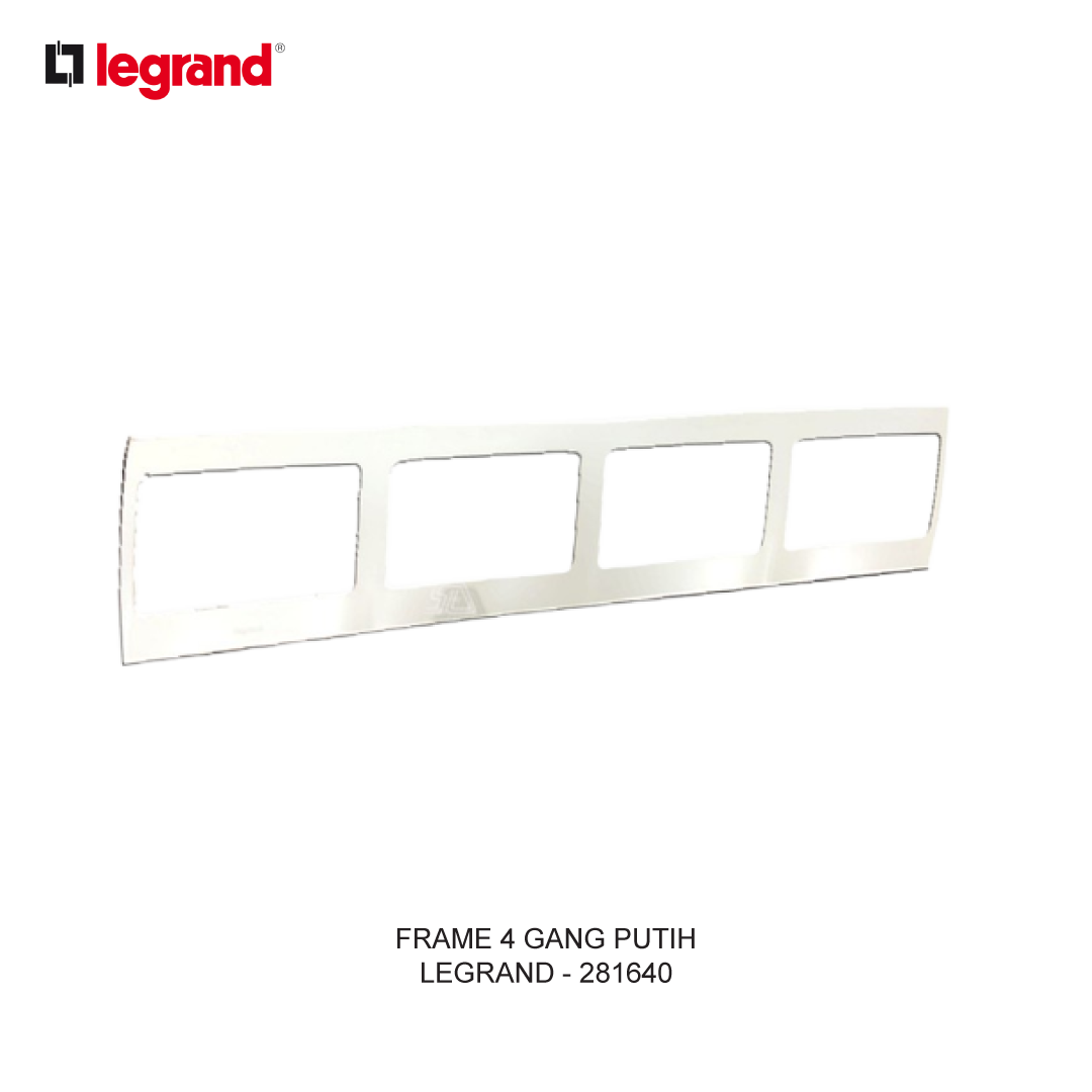 FRAME 4 GANG WHITE