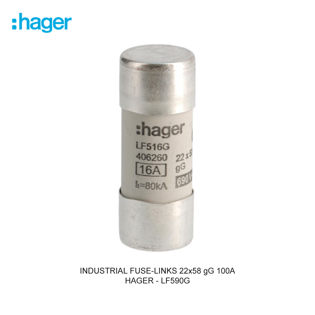 HAGER INDUSTRIAL FUSE-LINKS 22x58 gG 100A