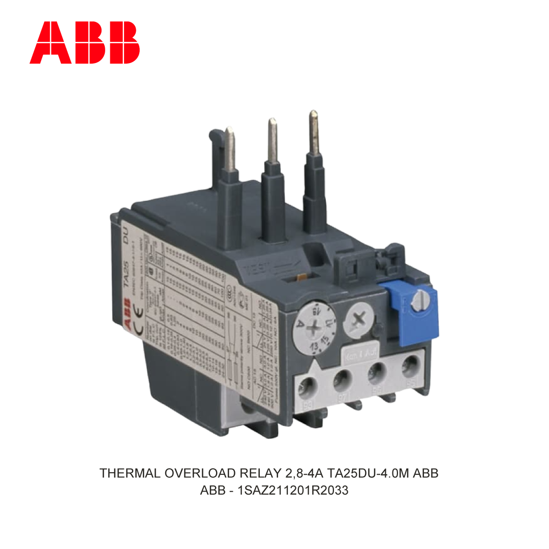 RELAY THERMAL BEBAN LEBIH 2,8-4A TA25DU-4.0M ABB