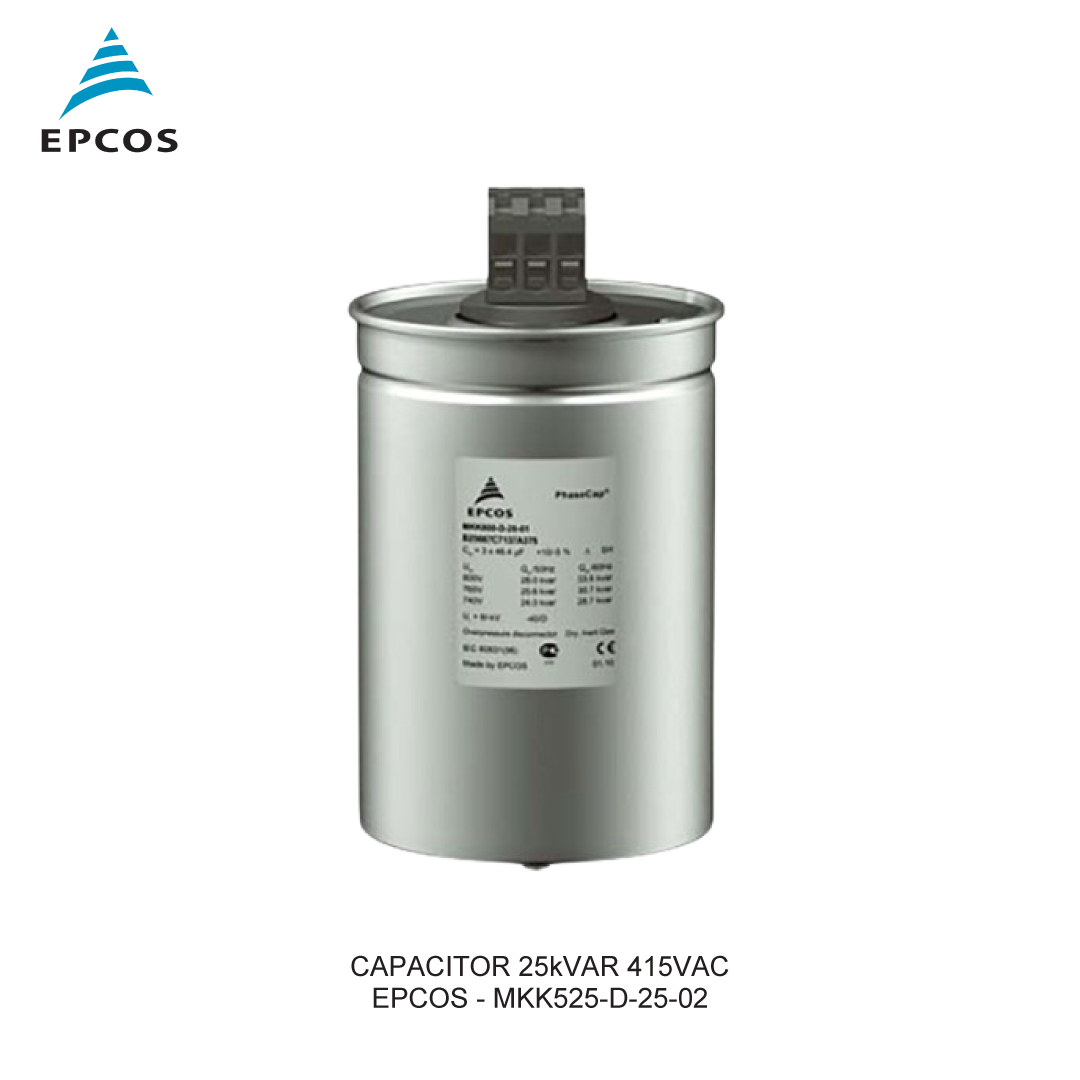 CAPACITOR 25kVAR 525VAC EPCOS