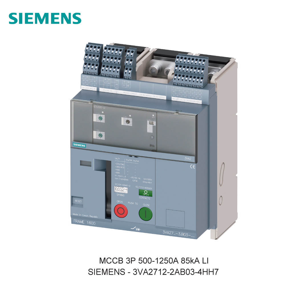 MCCB 3P 500-1250A 85kA LI