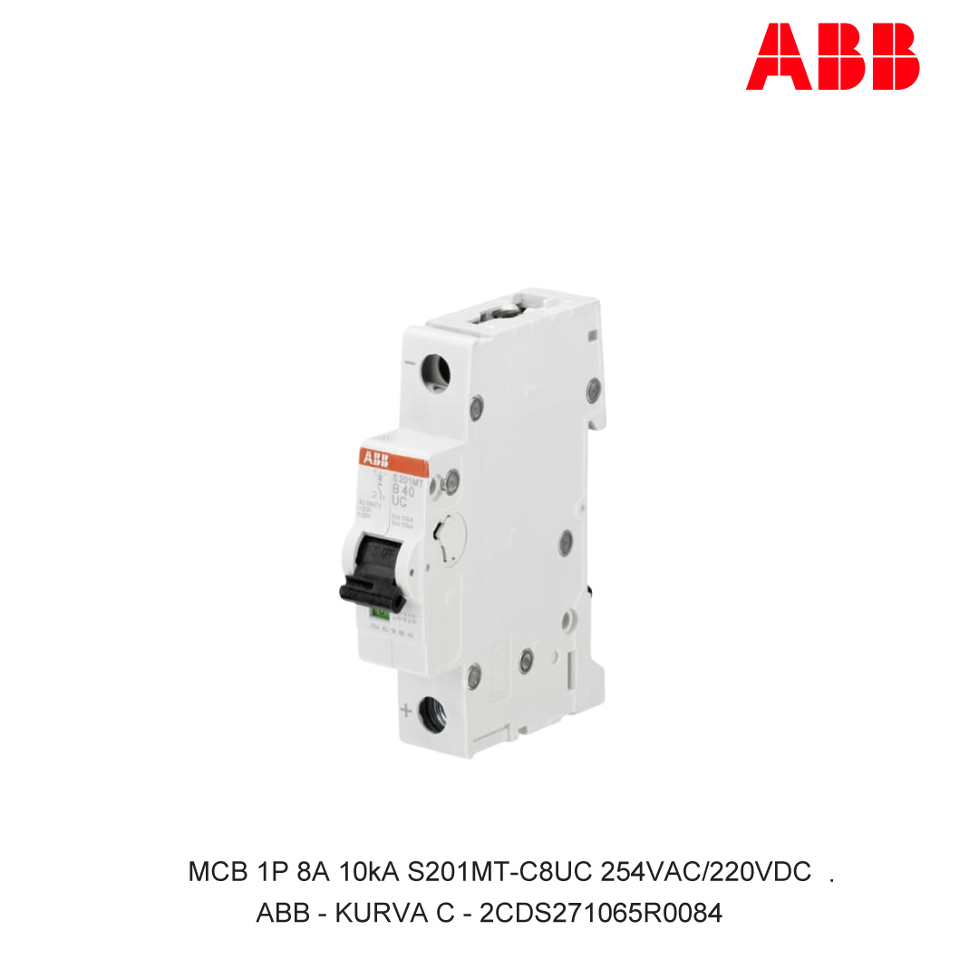 MCB 1P 8A 10kA CURVA C