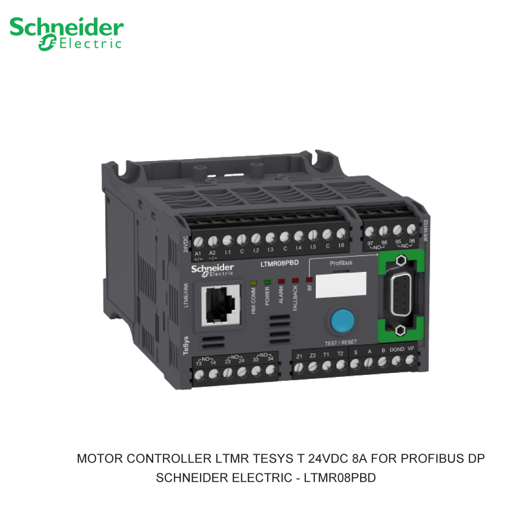 MOTOR CONTROLLER LTMR TESYS T 24VDC 8A FOR PROFIBUS DP