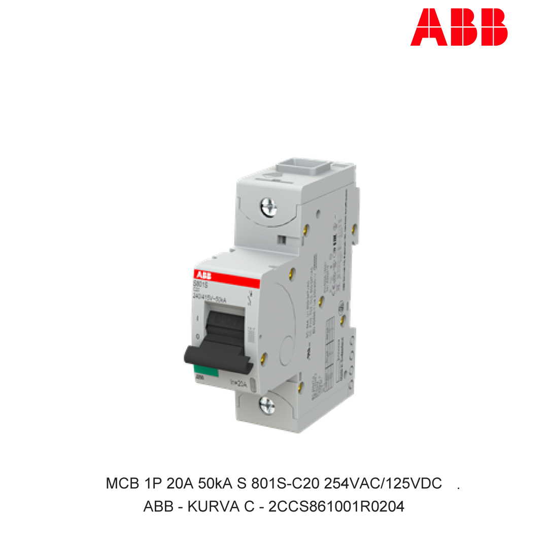 MCB 1P 20A 50kA CURVA C