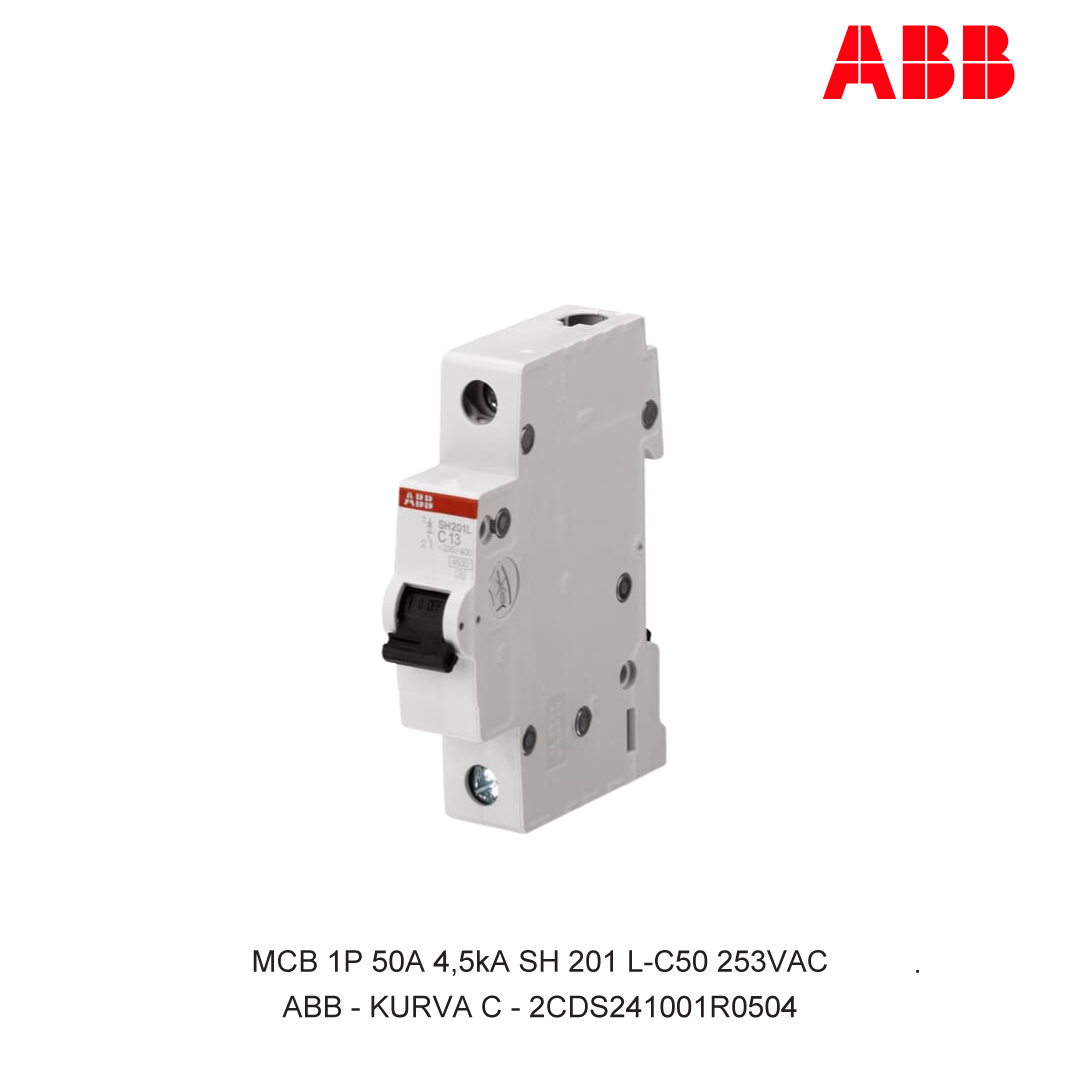 MCB 1P 50A 4,5kA CURVA C