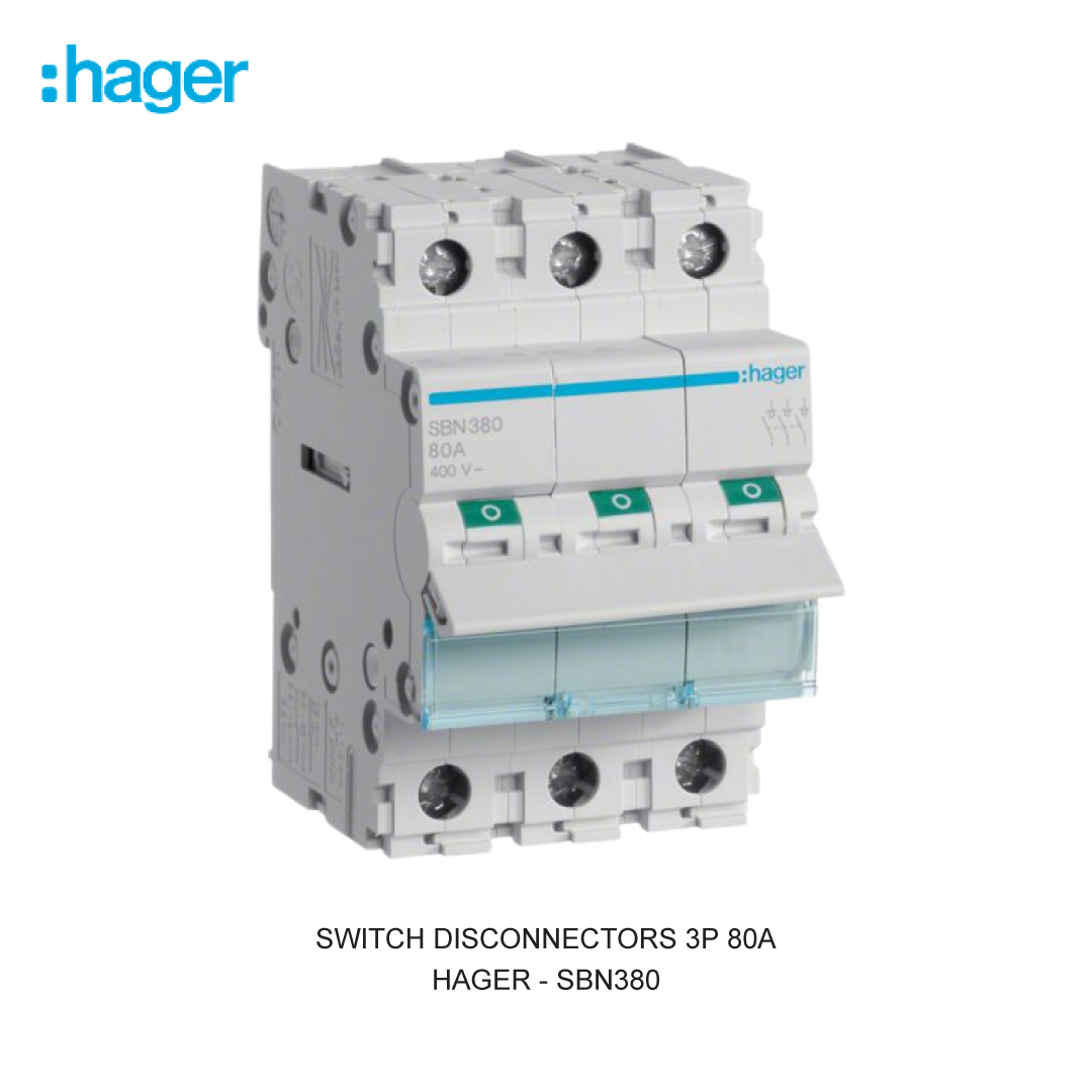 SWITCH DISCONNECTORS 3P 80A