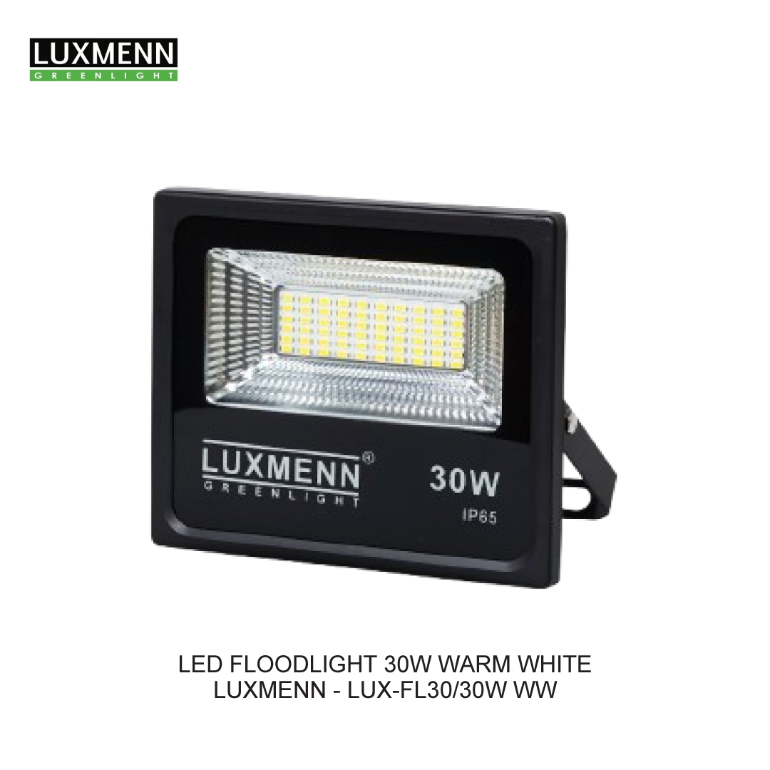 LUXMENN LAMPU SOROT 30W WARM WHITE