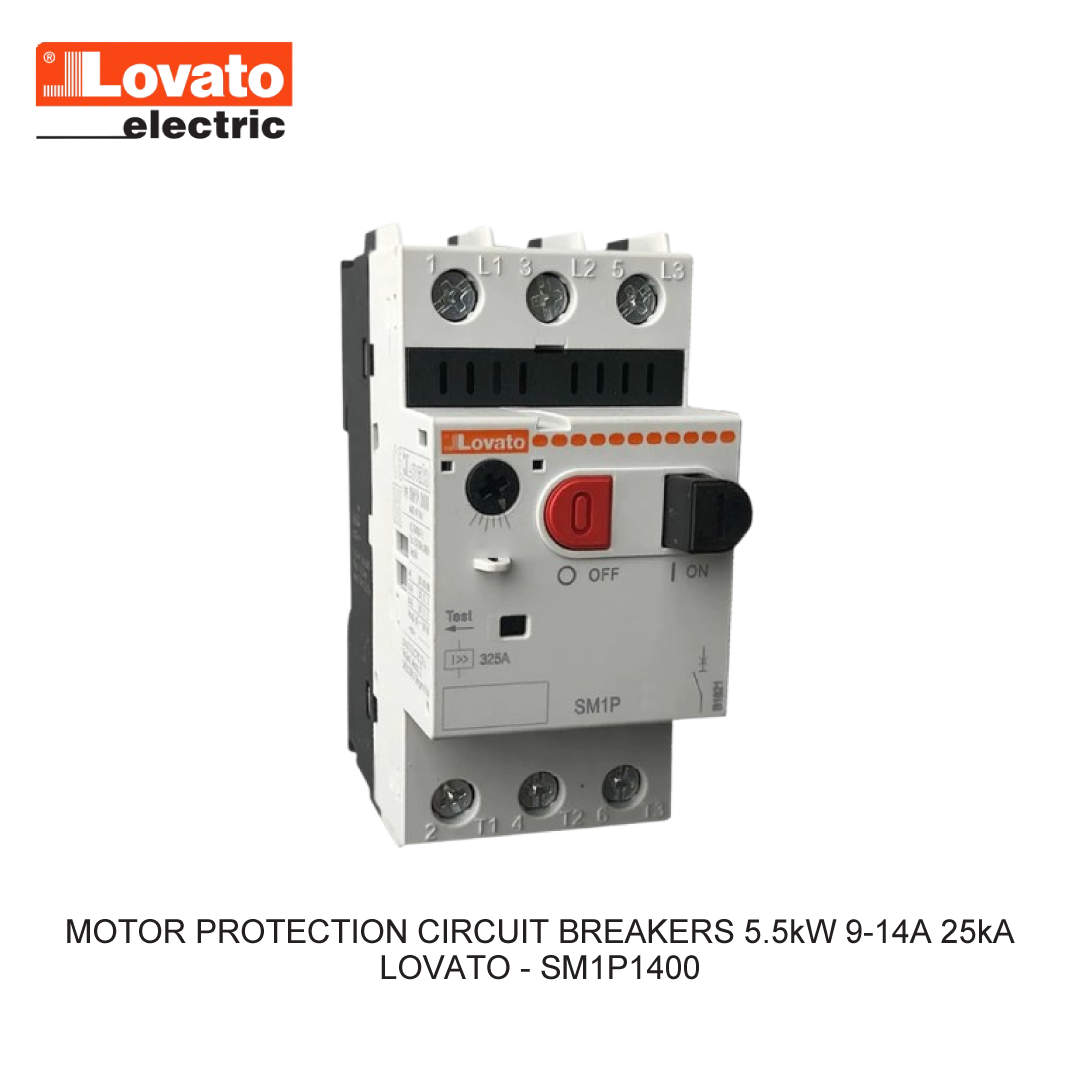 MOTOR PROTECTION CIRCUIT BREAKERS 5.5kW 9-14A 25kA