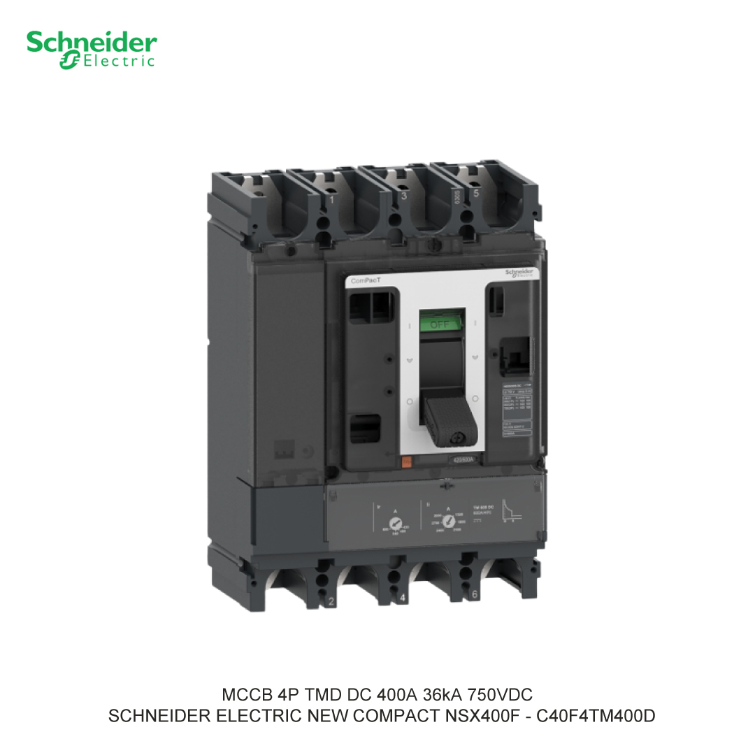 MCCB 4P TMD DC 400A 36KA 750VDC