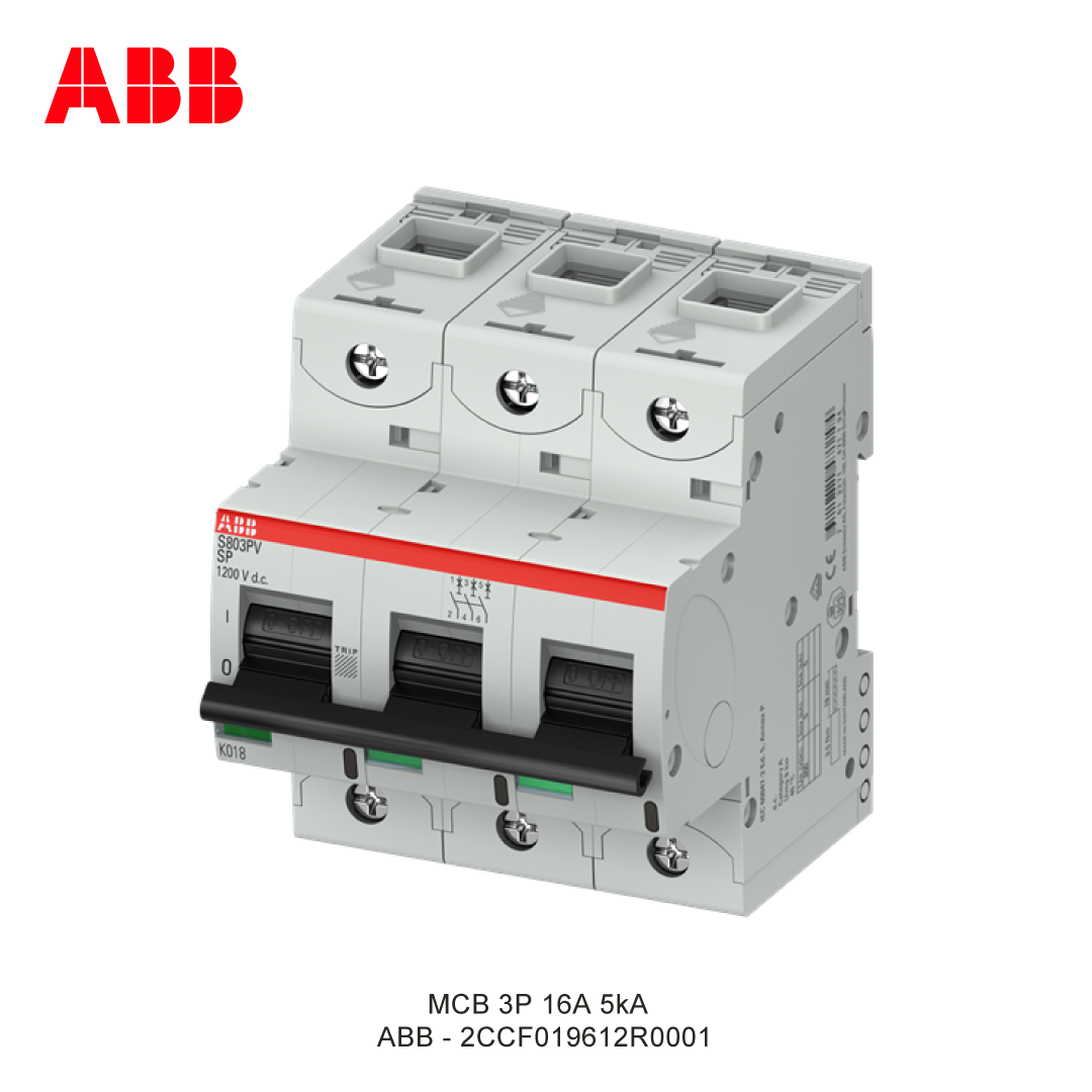 MCB 3P 16A 5kA
