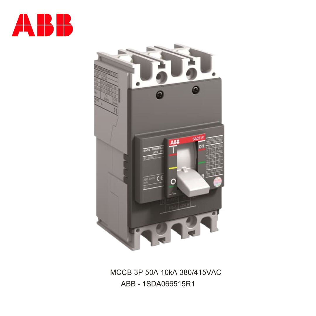 MCCB 3P 50A 10kA 380/415VAC