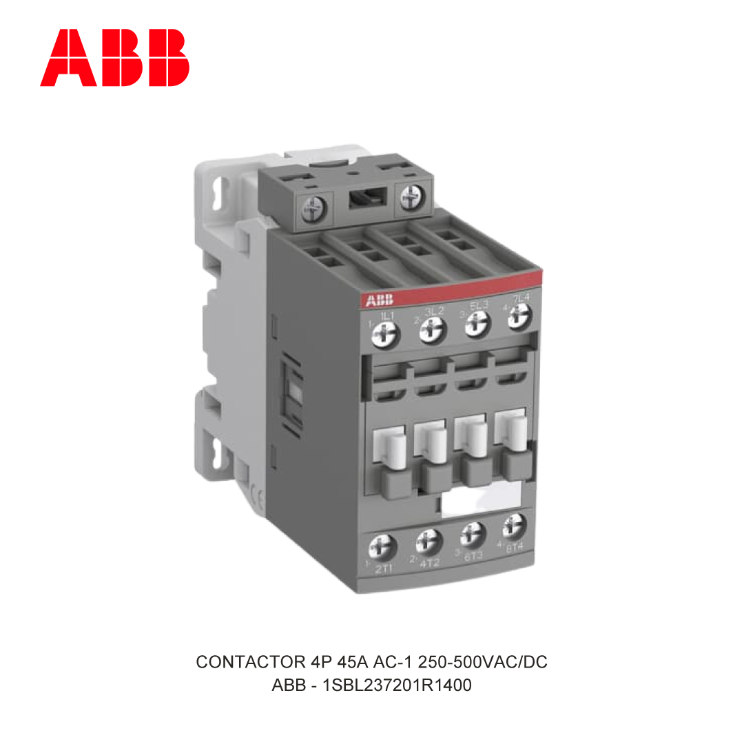 CONTACTOR 4P 45A AC-1 250-500V AC/DC