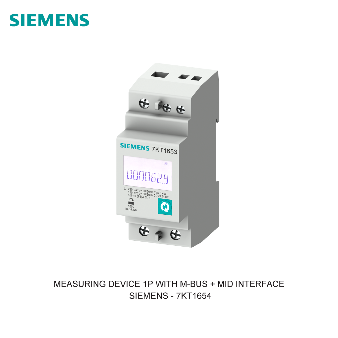 MEASURING DEVICE 1P WITH M-BUS + MID INTERFACE