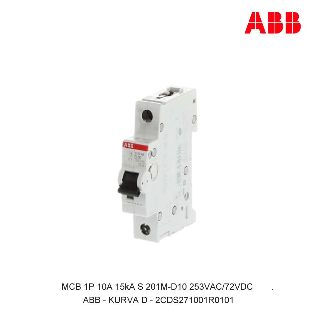 MCB 1P 10A 15kA CURVA D