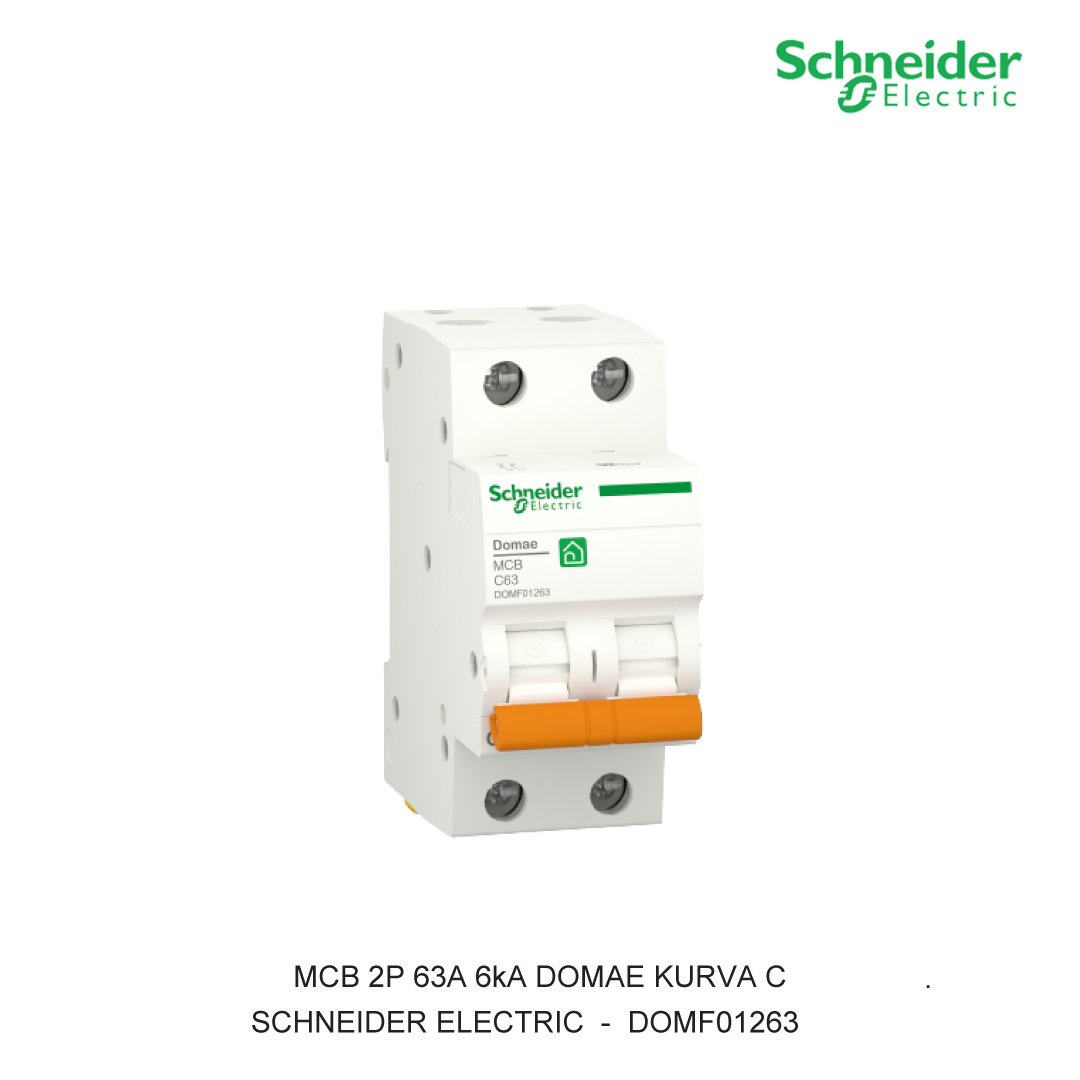 MCB 2P 63A 6kA KURVA C