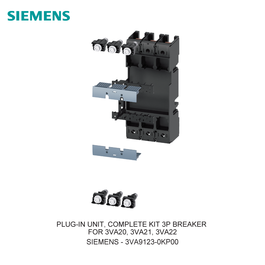 PLUG-IN UNIT, COMPLETE KIT 3P BREAKER FOR 3VA20, 3VA21, 3VA22