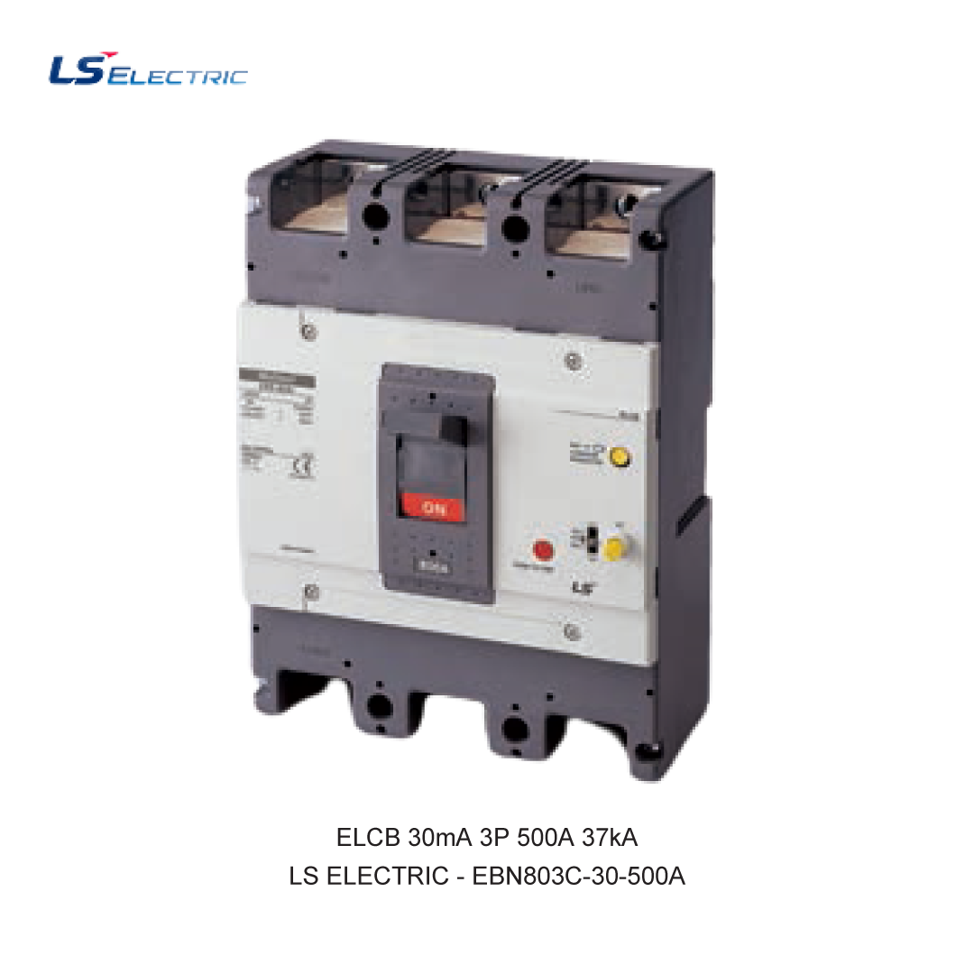 ELCB 30mA 3P 500A 37kA