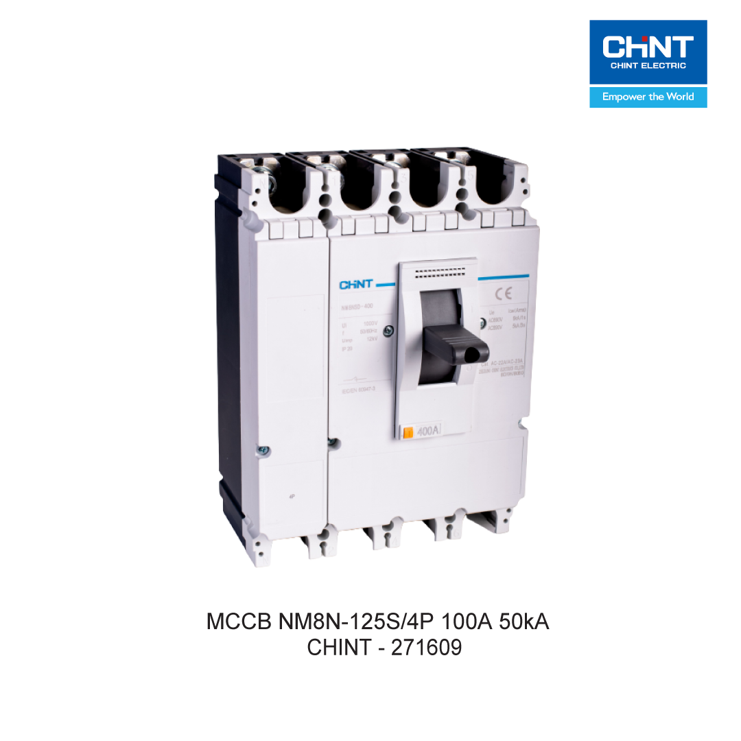 MCCB NM8N-125S/4P 100A 50kA