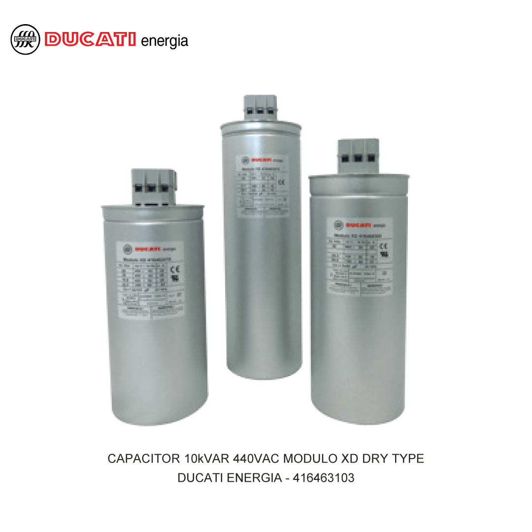 CAPACITOR 10kVAR 440VAC MODULO XD DRY TYPE DUCATI ENERGIA