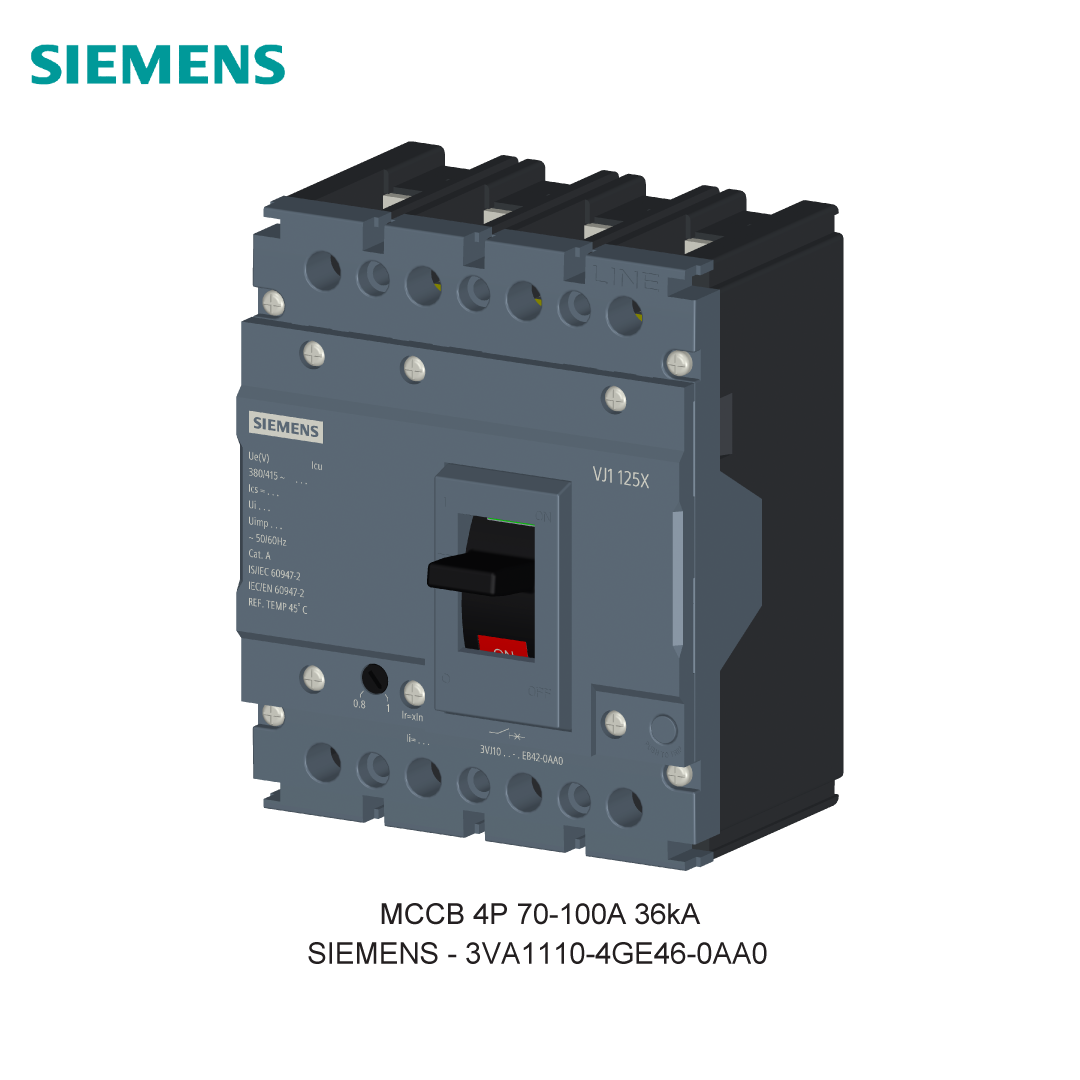 MCCB 4P 70-100A 36kA