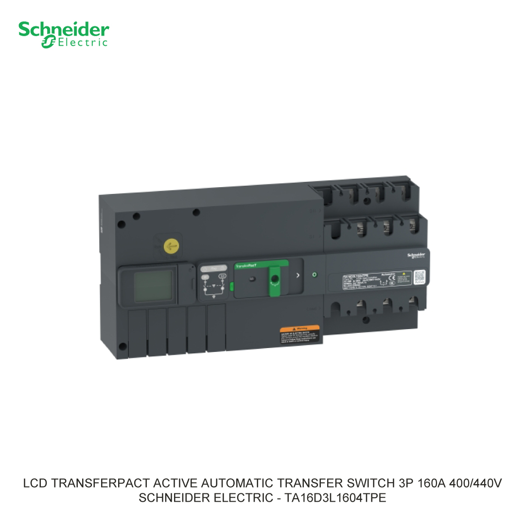 LCD TRANSFERPACT ACTIVE AUTOMATIC TRANSFER SWITCH 3P 160A 400/440V