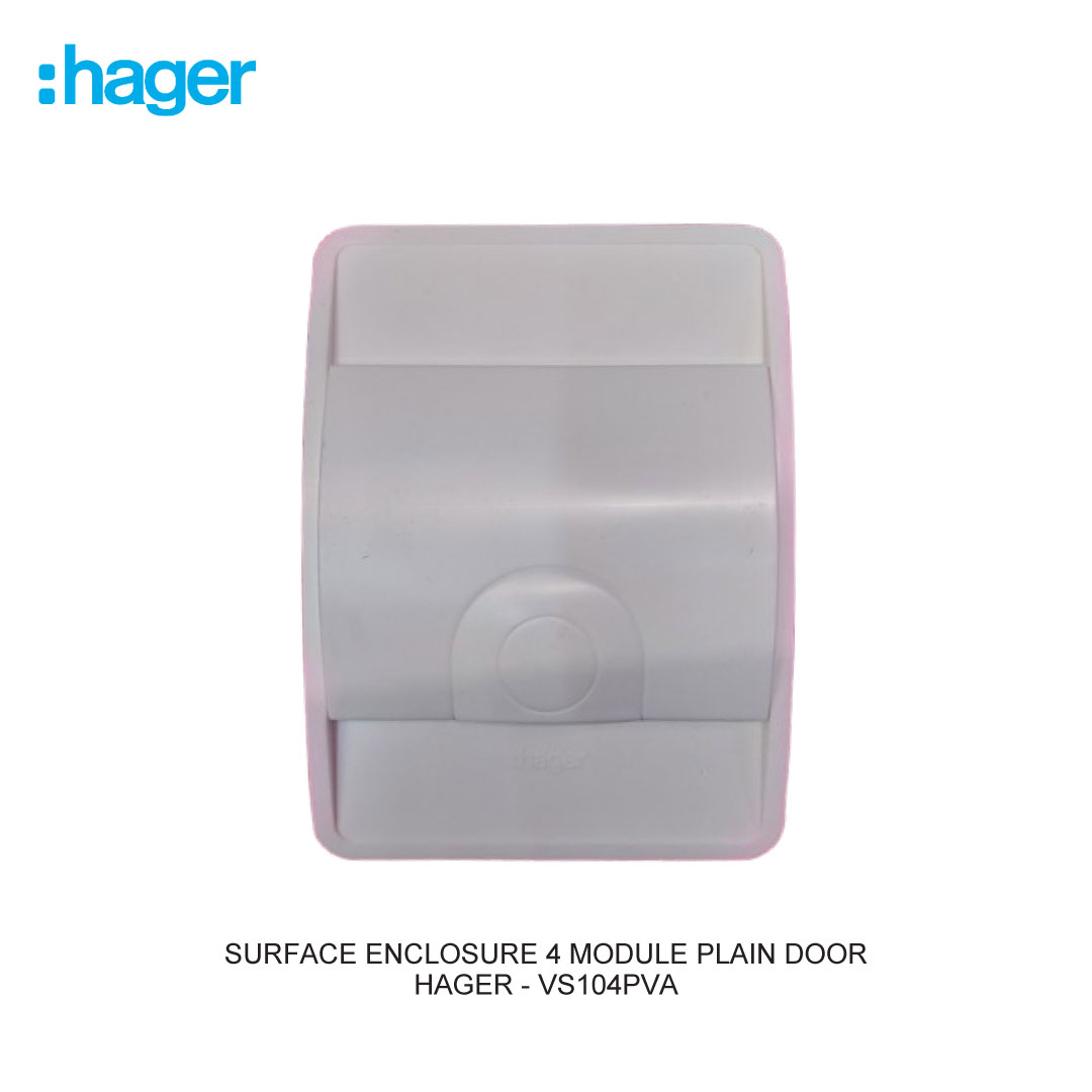 SURFACE ENCLOSURE 4 MODULE PLAIN DOOR
