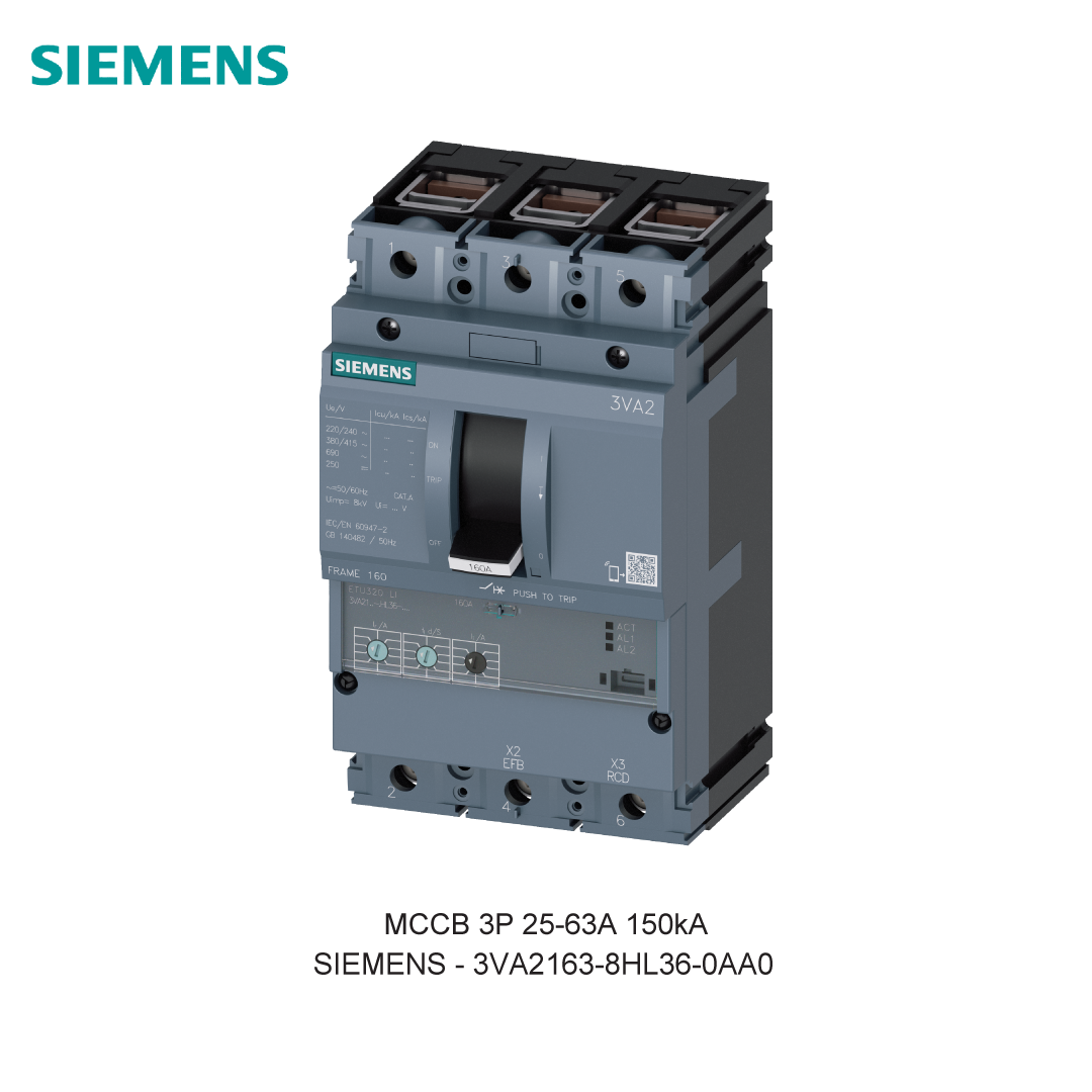 MCCB 3P 25-63A 150kA