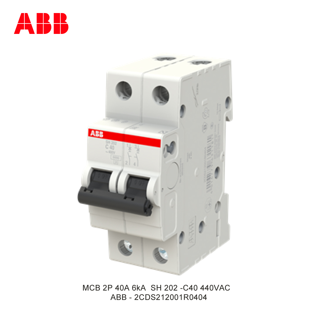 MCB 2P 40A 6kA KURVA C
