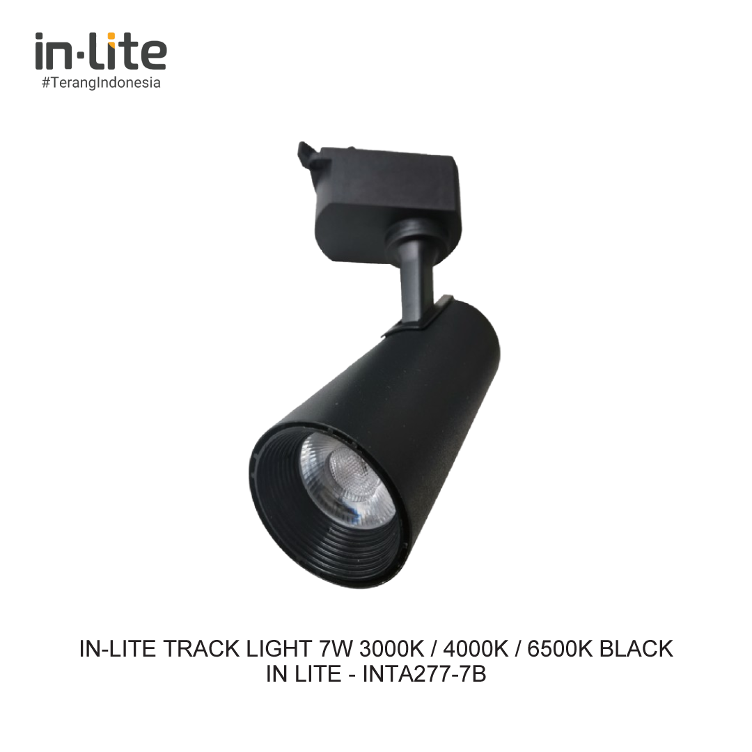 IN-LITE TRACK LIGHT 7W 3000K / 4000K / 6500K BLACK