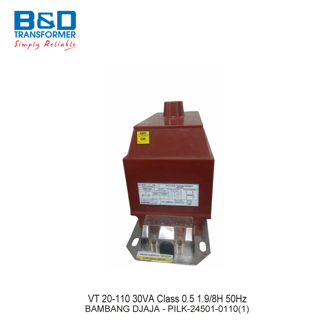 VT 20-110 30VA Class 0.5 1.9/8H 50Hz