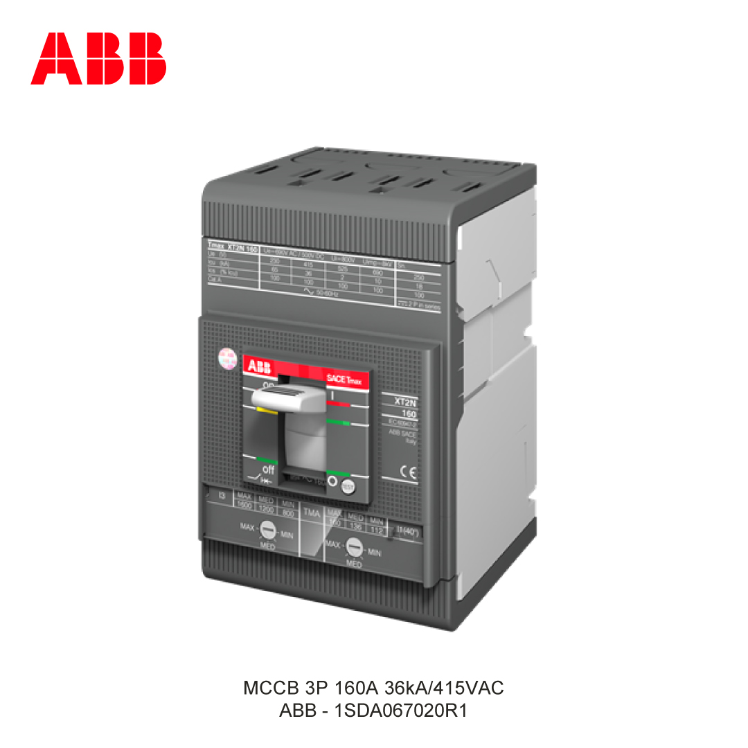 MCCB 3P 160A 36kA/415VAC