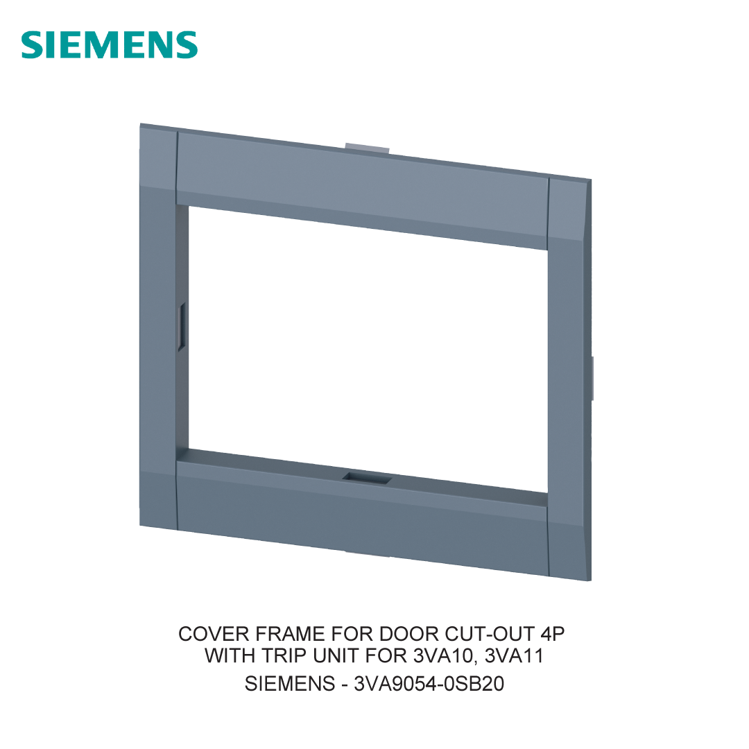 COVER FRAME FOR DOOR CUT-OUT 4P WITH TRIP UNIT FOR 3VA10, 3VA11