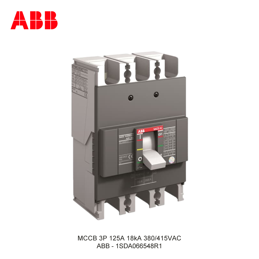 MCCB 3P 125A 18kA 380/415VAC