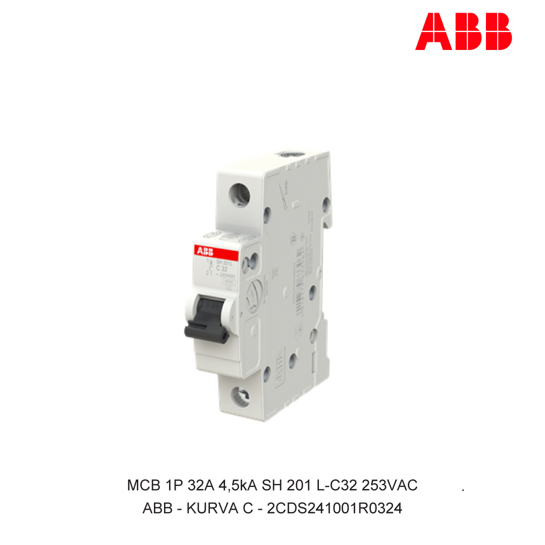 MCB 1P 32A 4,5kA CURVA C