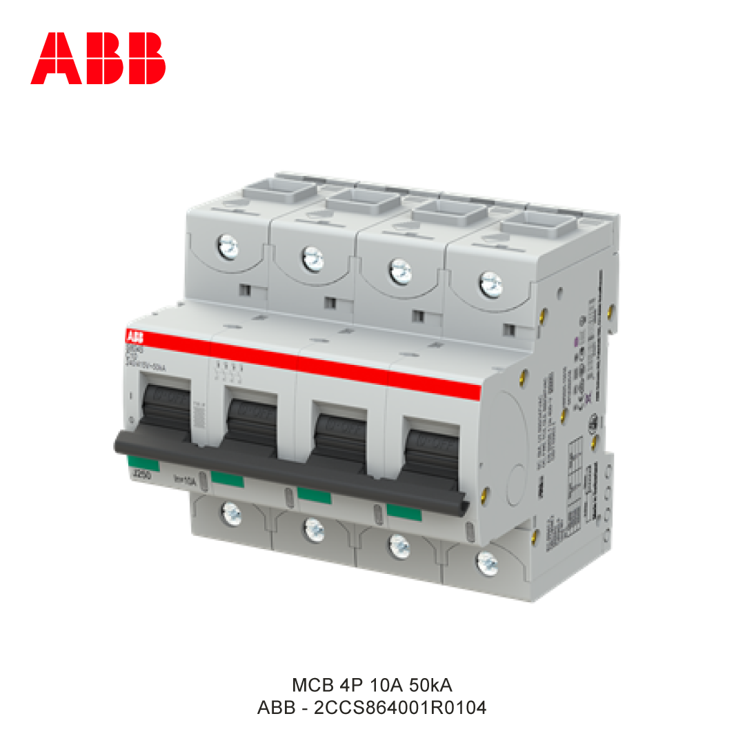 MCB 4P 10A 50kA CURVA C