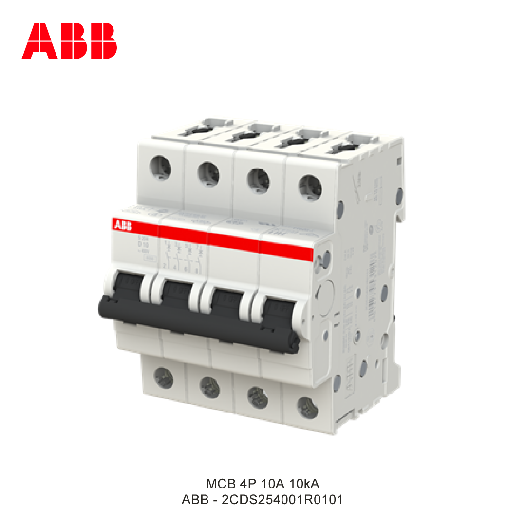 MCB 4P 10A 6kA/10kA CURVA D
