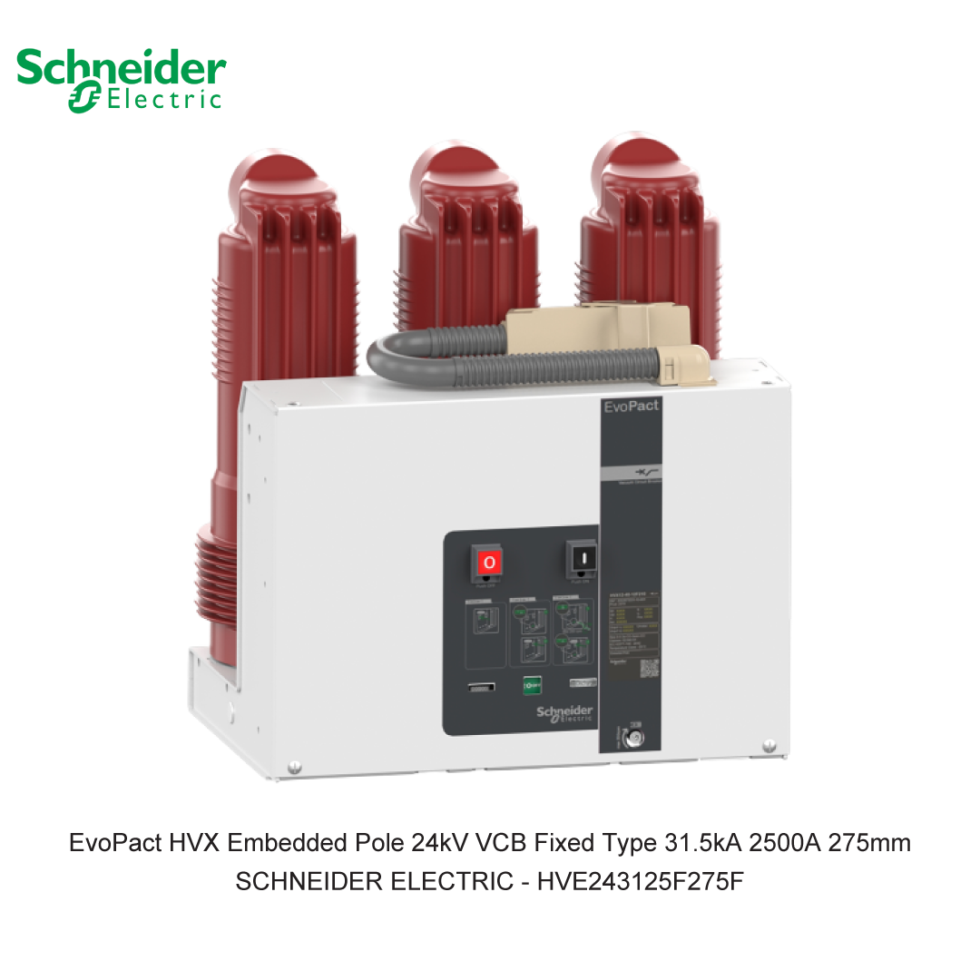 EvoPact HVX Embedded Pole 24kV VCB Fixed Type 31.5kA 2500A 275mm