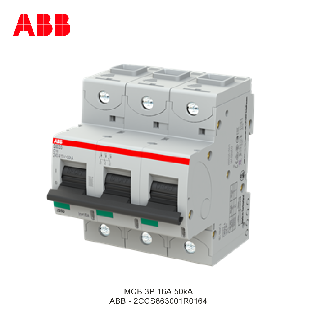 MCB 3P 16A 50kA KURVA C
